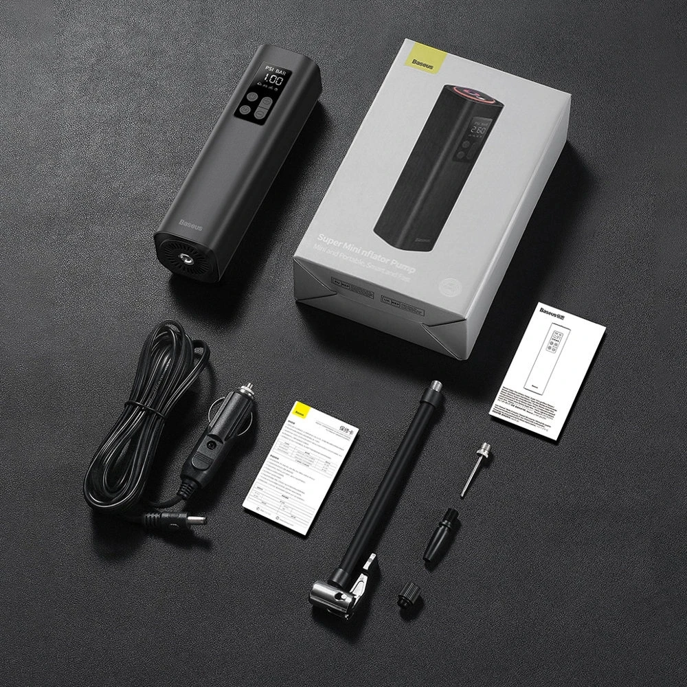 Automobilinis oro kompresorius Baseus Super Mini Inflator Pump CRCQ000001