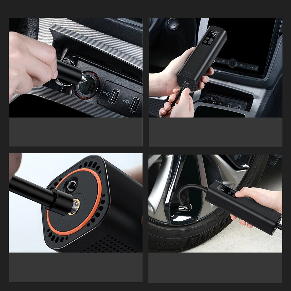 Automobilinis oro kompresorius Baseus Super Mini Inflator Pump CRCQ000001