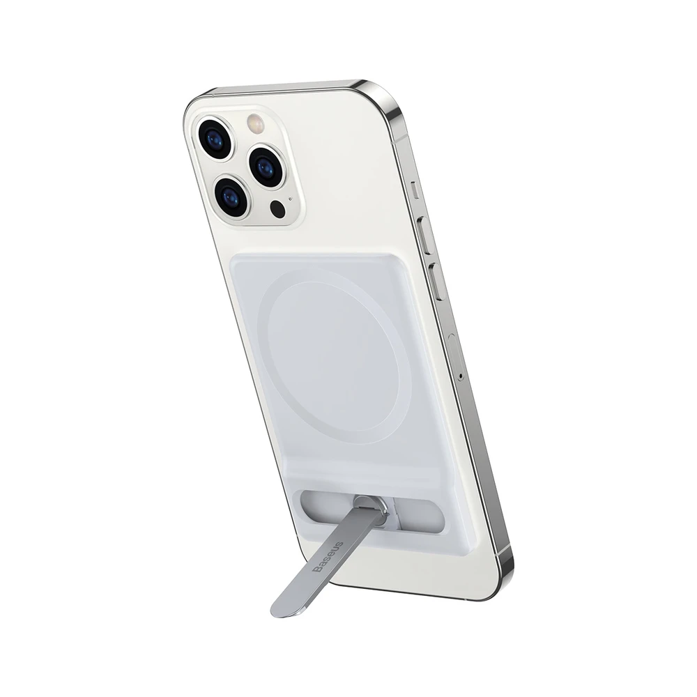 Baseus Susicsukható MagSafe stovvány iPhone-hoz (balta)