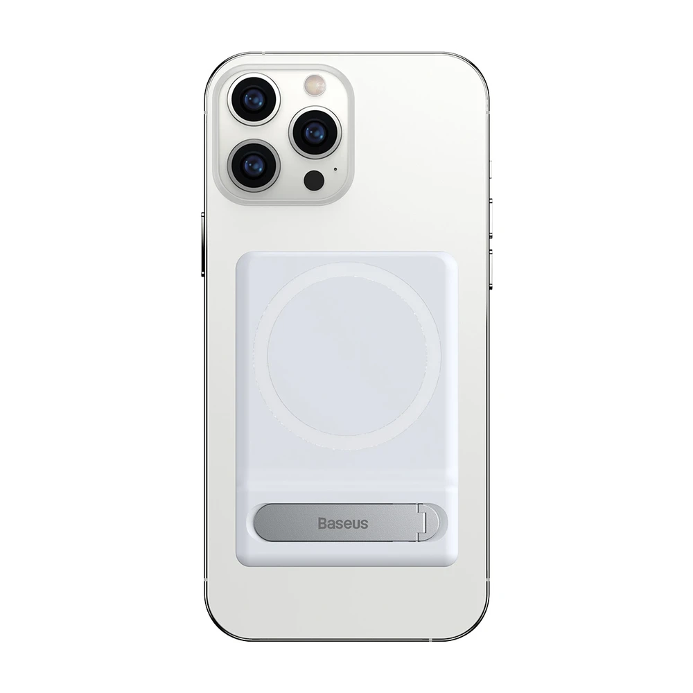 Baseus Susicsukható MagSafe stovvány iPhone-hoz (balta)