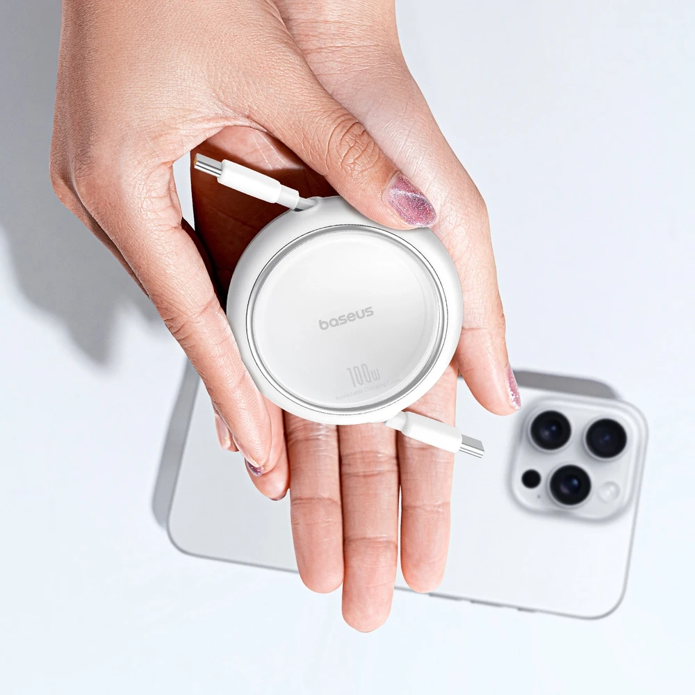 Laidas iš USB-C į USB-C Baseus Free2Draw, PD, 100 W, 1 m (baltas)