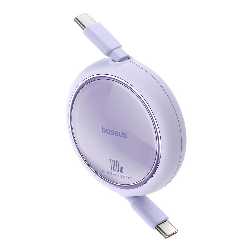 Laidas iš USB-C į USB-C Baseus Free2Draw, PD, 100 W, 1 m (violetinė)