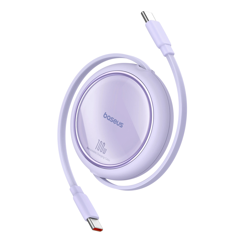 Laidas iš USB-C į USB-C Baseus Free2Draw, PD, 100 W, 1 m (violetinė)