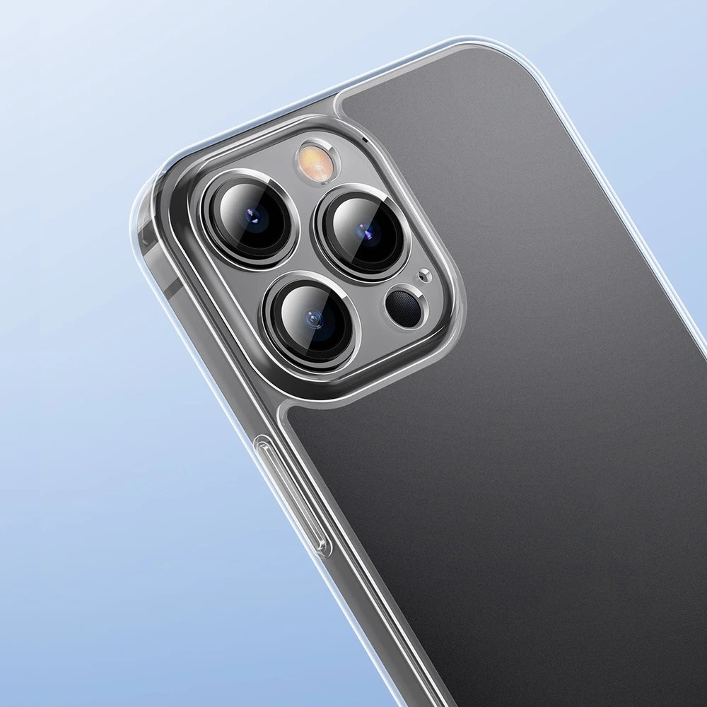 „Baseus Frosted“ dėklas „iPhone 13 Pro Max“ įrenginys (skaidrus)
