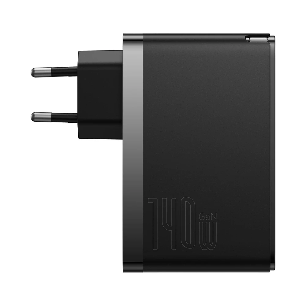Baseus GaN5 Pro greitas įkroviklis 2C+U 140W (juodas)
