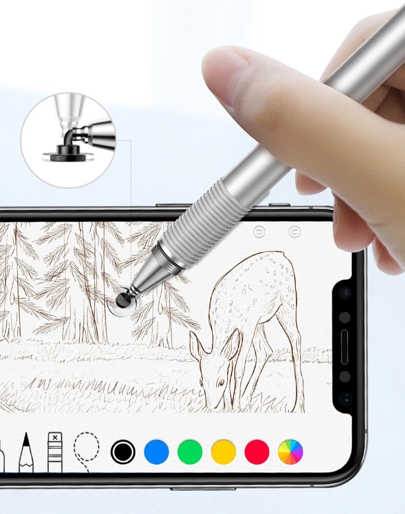 Rašiklis Baseus Golden Cudgel Stylus - Sidabrinis