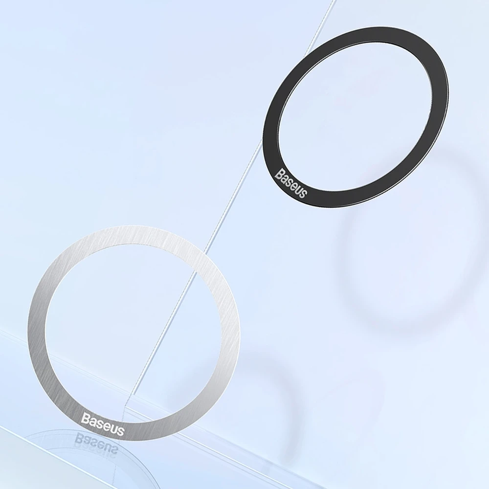 Baseus Halo magnetinis žiedas telefonams, MagSafe (sidabrinis)