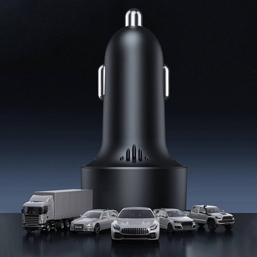High Efficiency Pro 1-2-2 automobilinis cigarečių žiebtuvėlis Baseus 30W (juodas)
