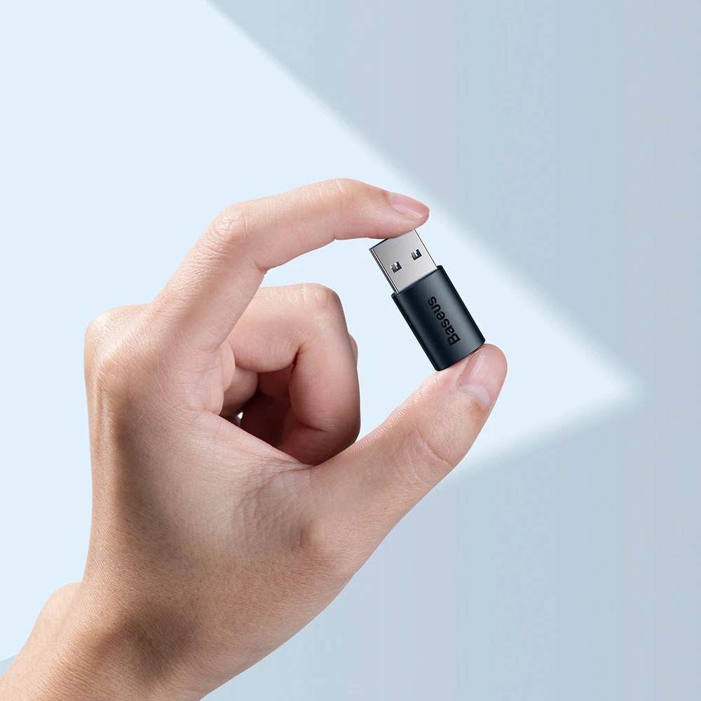 Baseus Ingenuity USB-A – USB-C OTG adapteris - Mėlynas