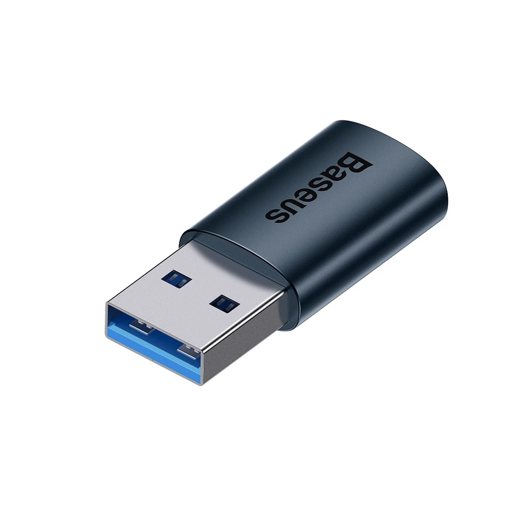 Baseus Ingenuity USB-A – USB-C OTG adapteris - Mėlynas