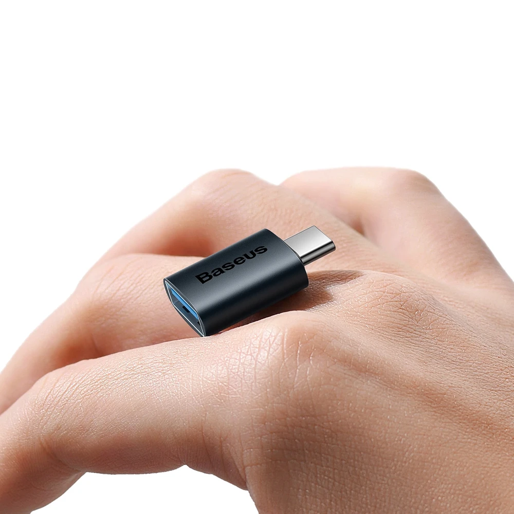 Baseus Ingenuity USB-C – USB-A OTG adapteris - Mėlynas