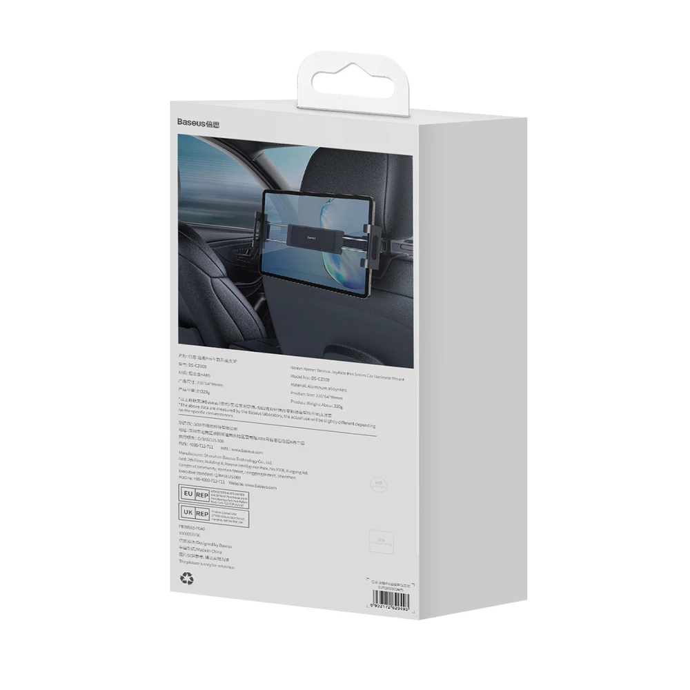 Baseus JoyRide Pro galinės sėdynės laikiklis planšetiniam automobiliui (juodas)