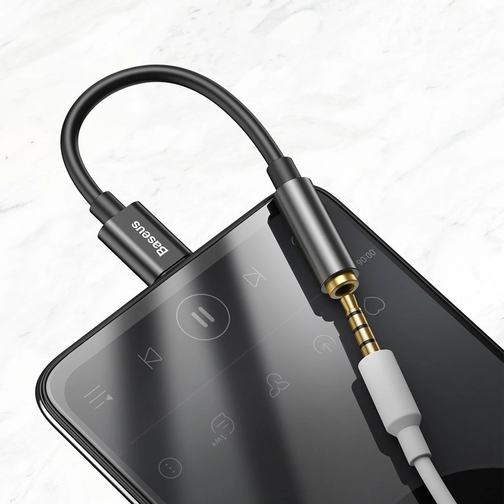 Adapteris USB C kištukas - 3.5mm stereo lizdas BASEUS