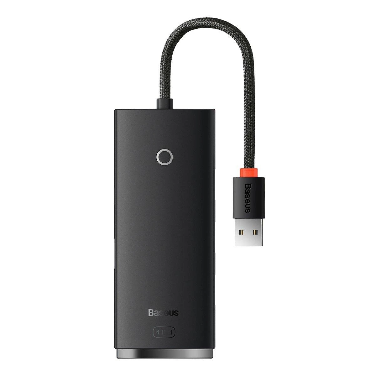 Baseus Šakotuvas USB-A 4 prievadų (USB 3.0) 25cm, juodas