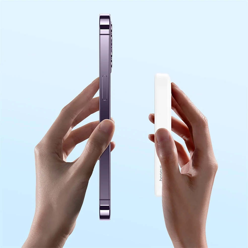 Baseus Magnetic Mini 6000mAh 20W MagSafe Powerbank (balta)