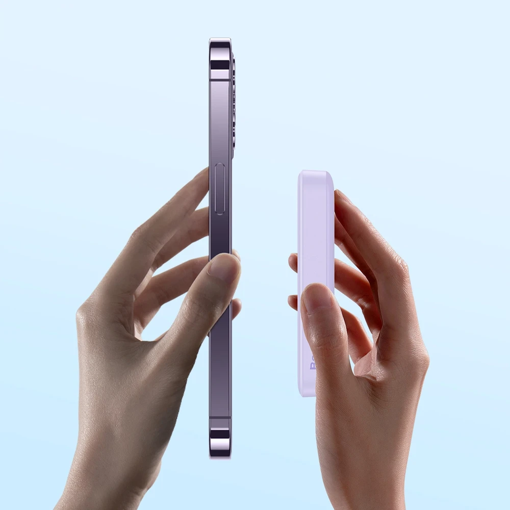 Powerbank Baseus Magnetic Mini 10000mAh 20W MagSafe (violetinė)
