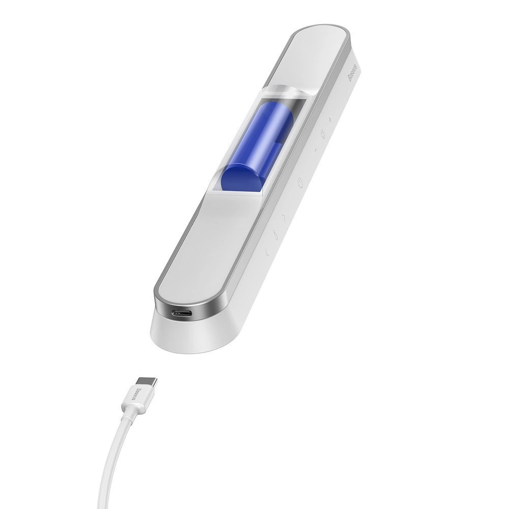 Baseus Įkraunamas šviestuvas pakabinamas po lentyna 5W 1800mAh, šviesos srautas ≥100lm