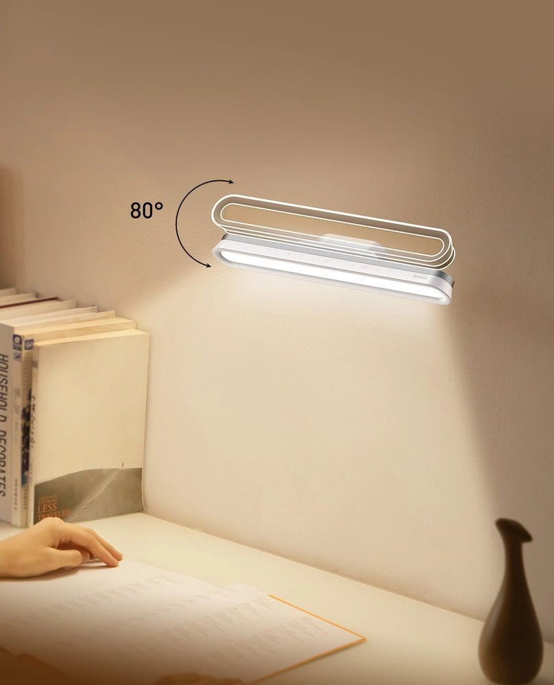Baseus Įkraunamas šviestuvas pakabinamas po lentyna 5W 1800mAh, šviesos srautas ≥100lm