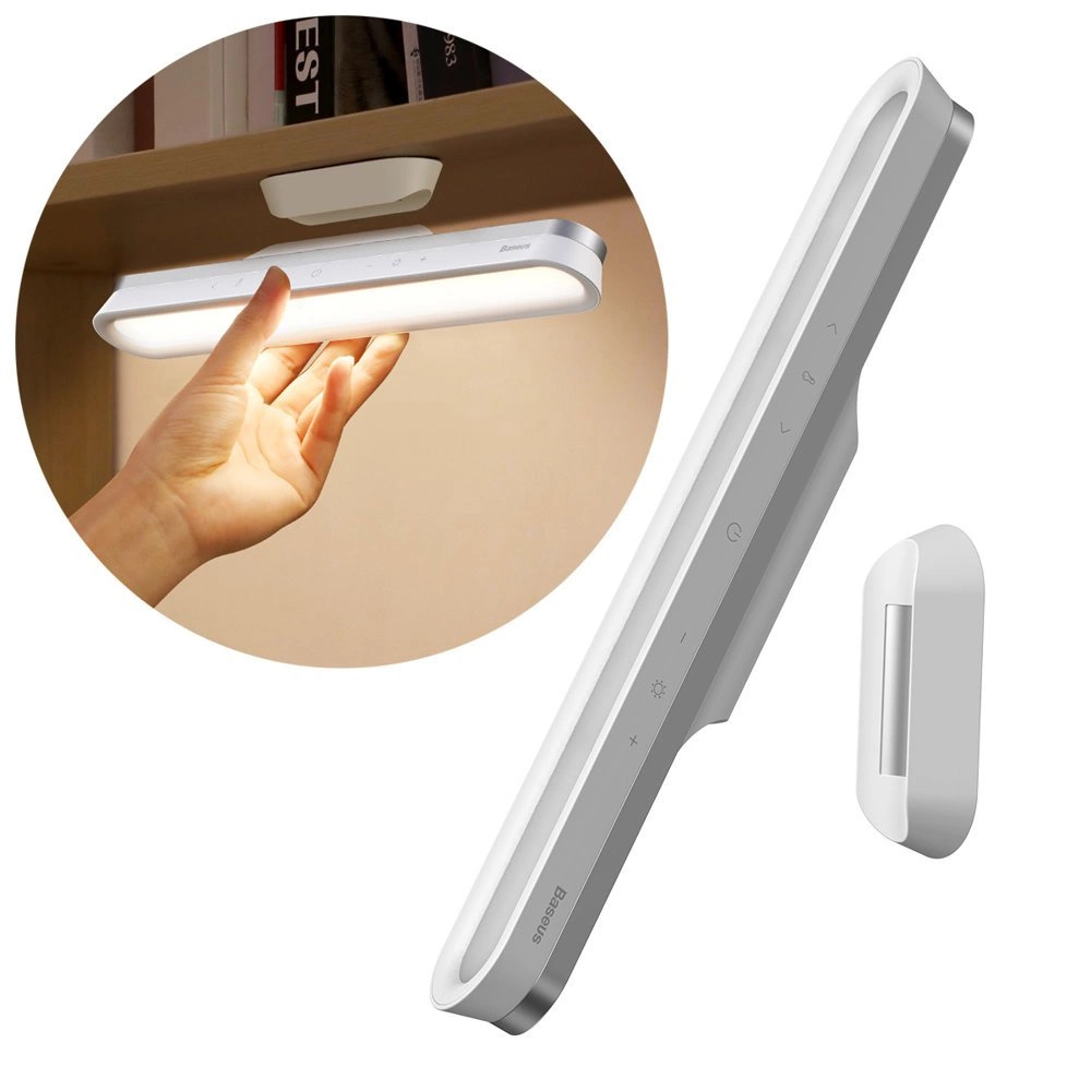 Baseus Įkraunamas šviestuvas pakabinamas po lentyna 5W 1800mAh, šviesos srautas ≥100lm