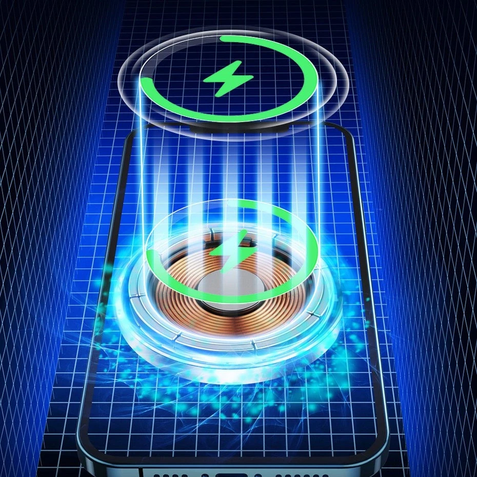 Baseus Automobilinis magnetinis laikiklis iPhone telefonams su belaidžiu įkrovimu 15W