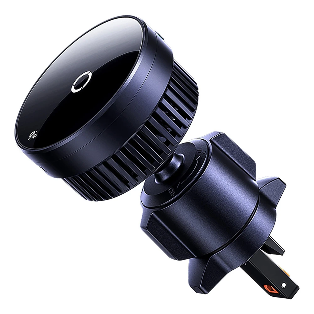 Automobilinis laikiklis su indukciniu įkrovikliu Baseus MagPro 15W Qi2.0 (juodas)