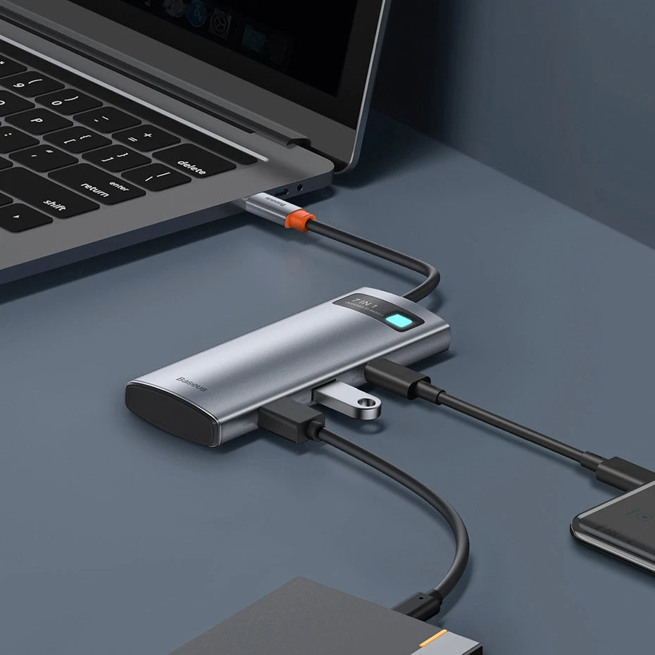 Įvesties / išvesties USB-C DAUGIFUNKCINIS kabelis/ WKWG020113 BASEUS