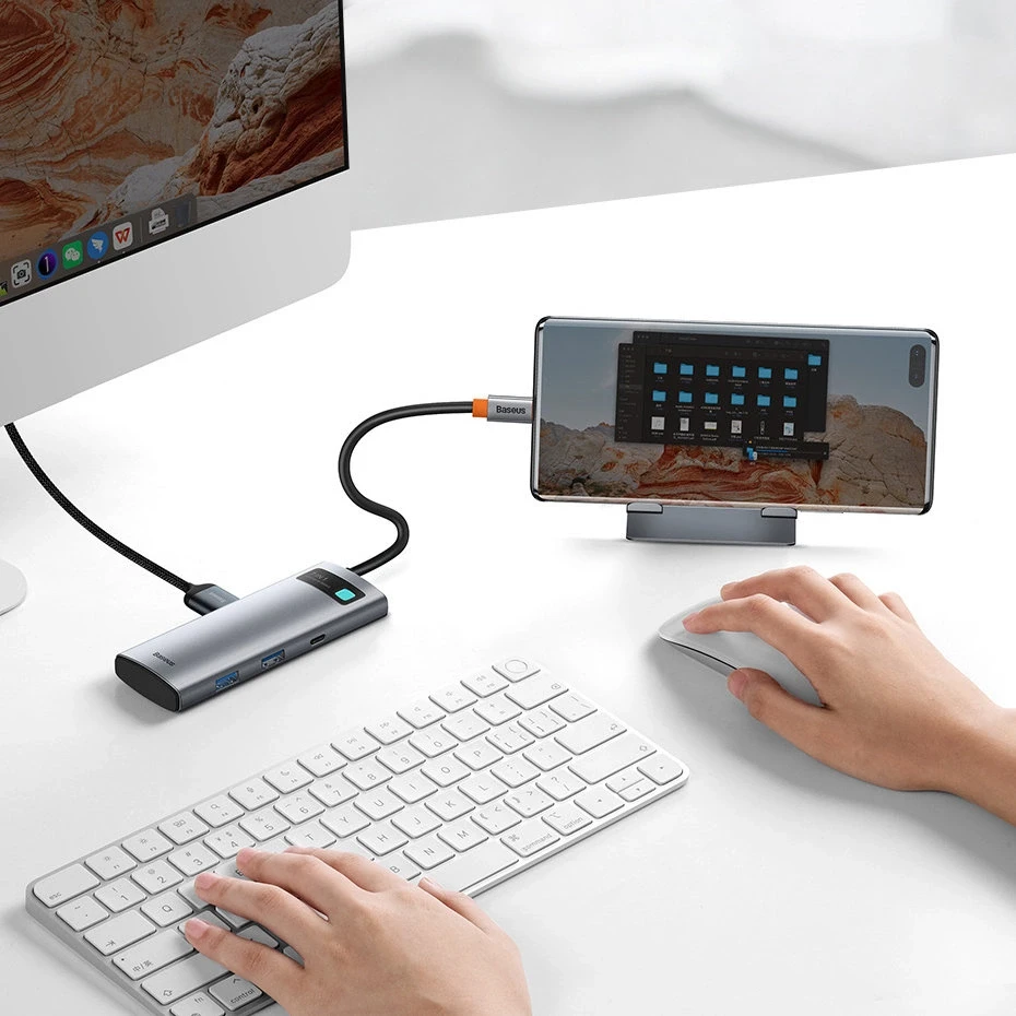 Įvesties / išvesties USB-C DAUGIFUNKCINIS kabelis/ WKWG020113 BASEUS