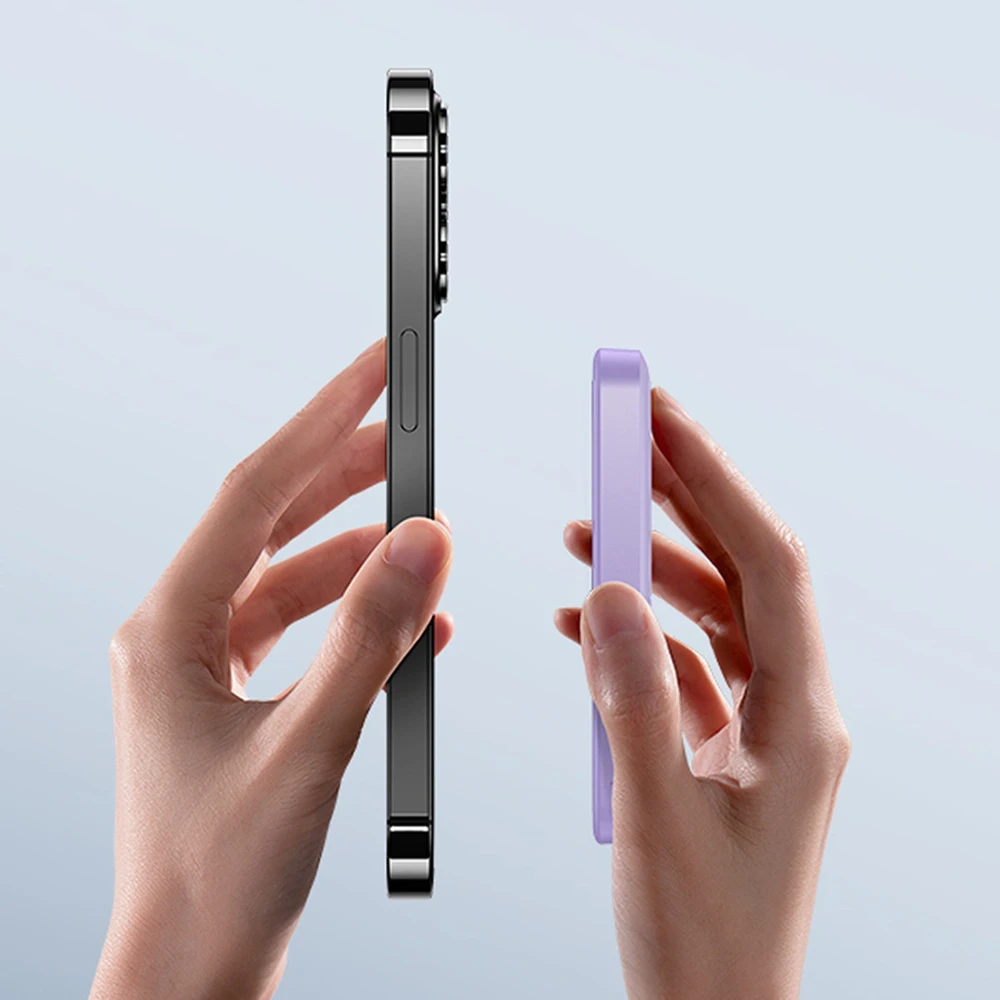 Magnetinis Mini Powerbank Baseus 5000mAh 20W (violetinė)