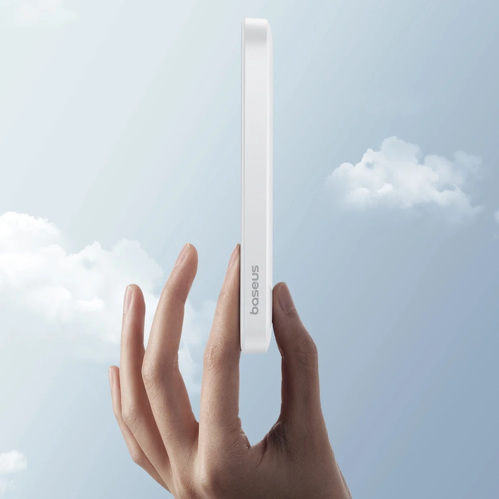 Magnetinis Mini Powerbank Baseus 5000mAh 20W (baltas)
