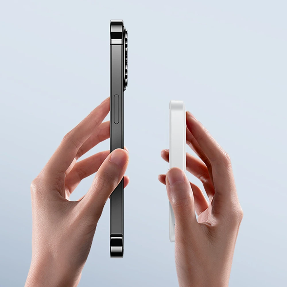 Magnetinis Mini Powerbank Baseus 5000mAh 20W (baltas)