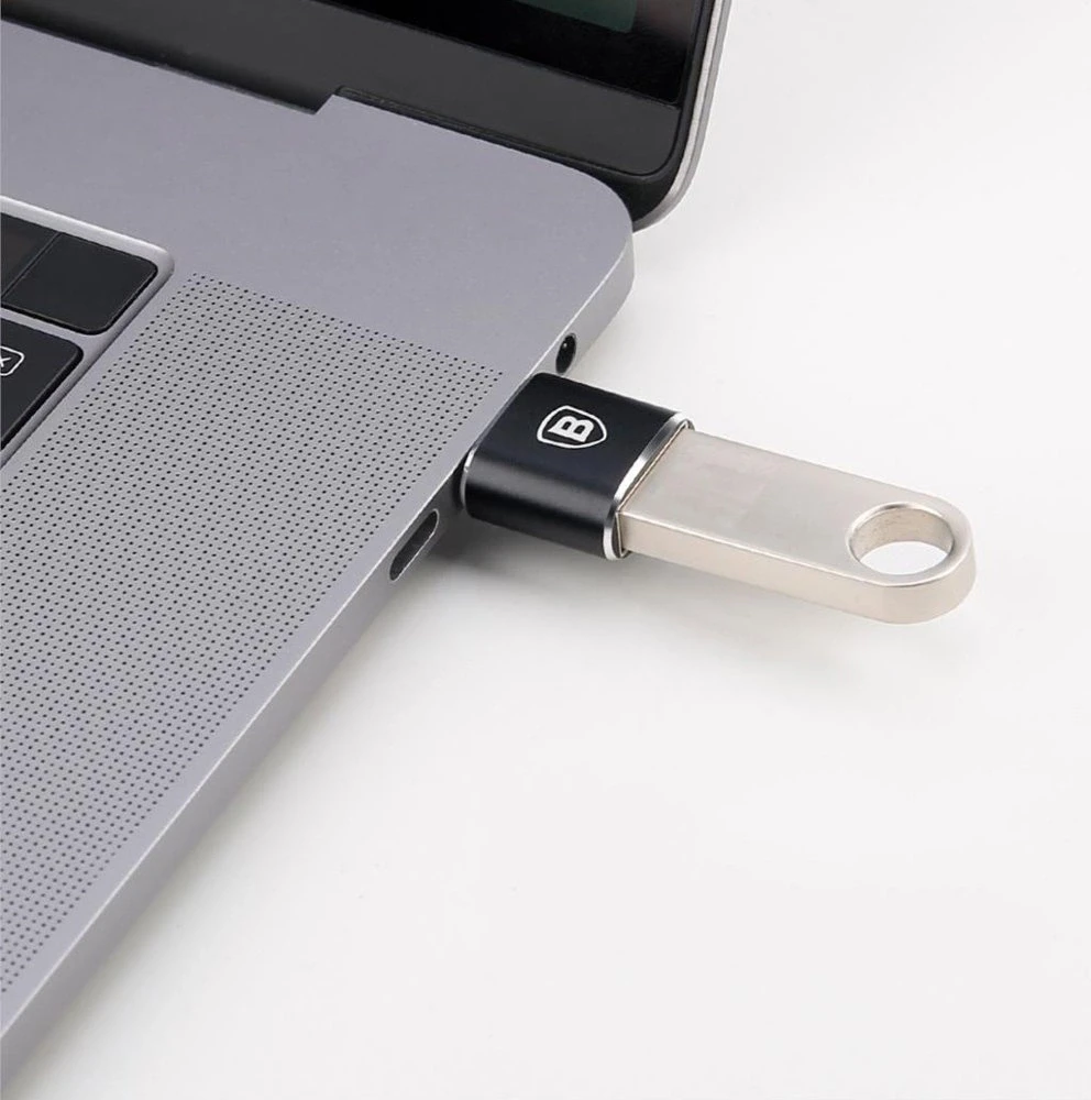 Adapteris Baseus USB C kištukas - USB A lizdas, OTG funkcija