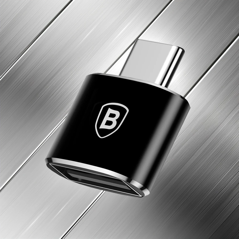 Adapteris Baseus USB C kištukas - USB A lizdas, OTG funkcija