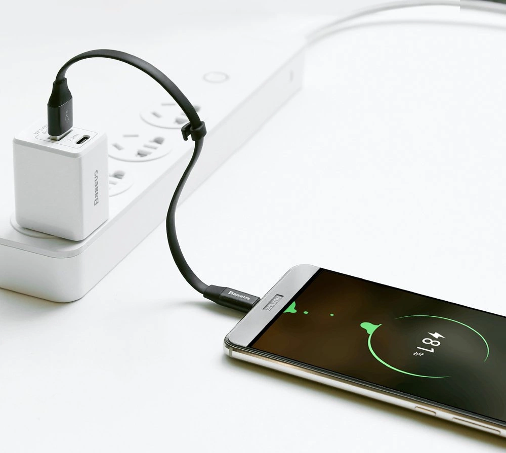 Baseus CATMBJ-01 Nimble USB-C Portable kabelis 23cm juodos spalvos