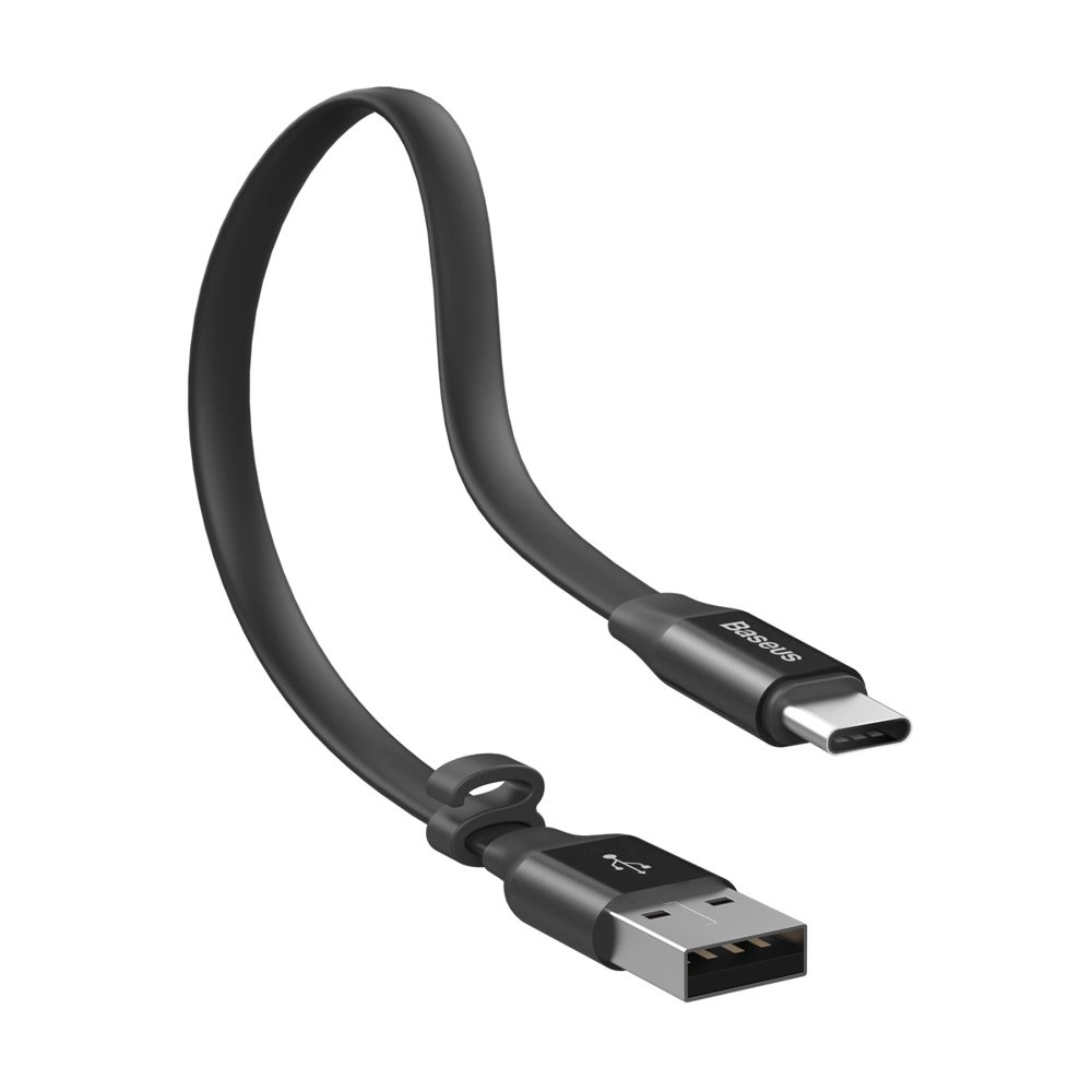 Baseus CATMBJ-01 Nimble USB-C Portable kabelis 23cm juodos spalvos