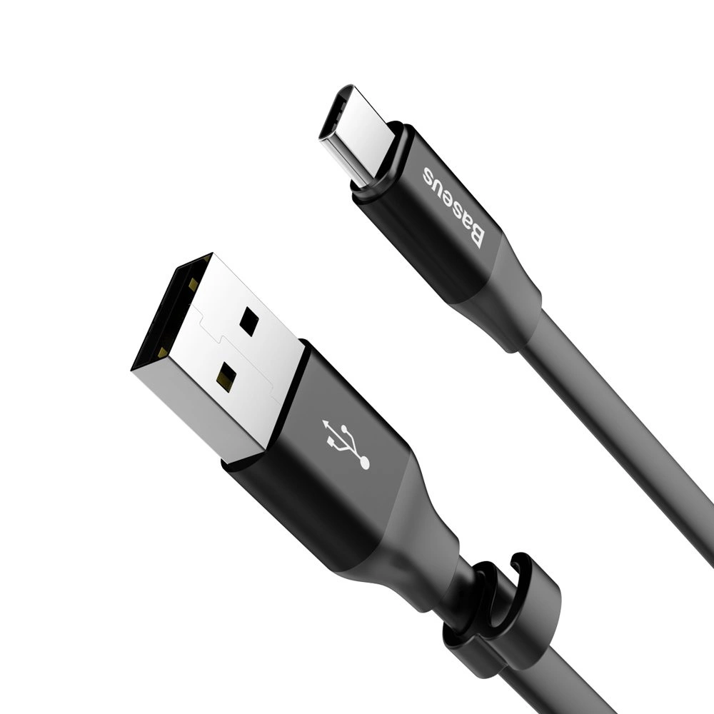 Baseus CATMBJ-01 Nimble USB-C Portable kabelis 23cm juodos spalvos