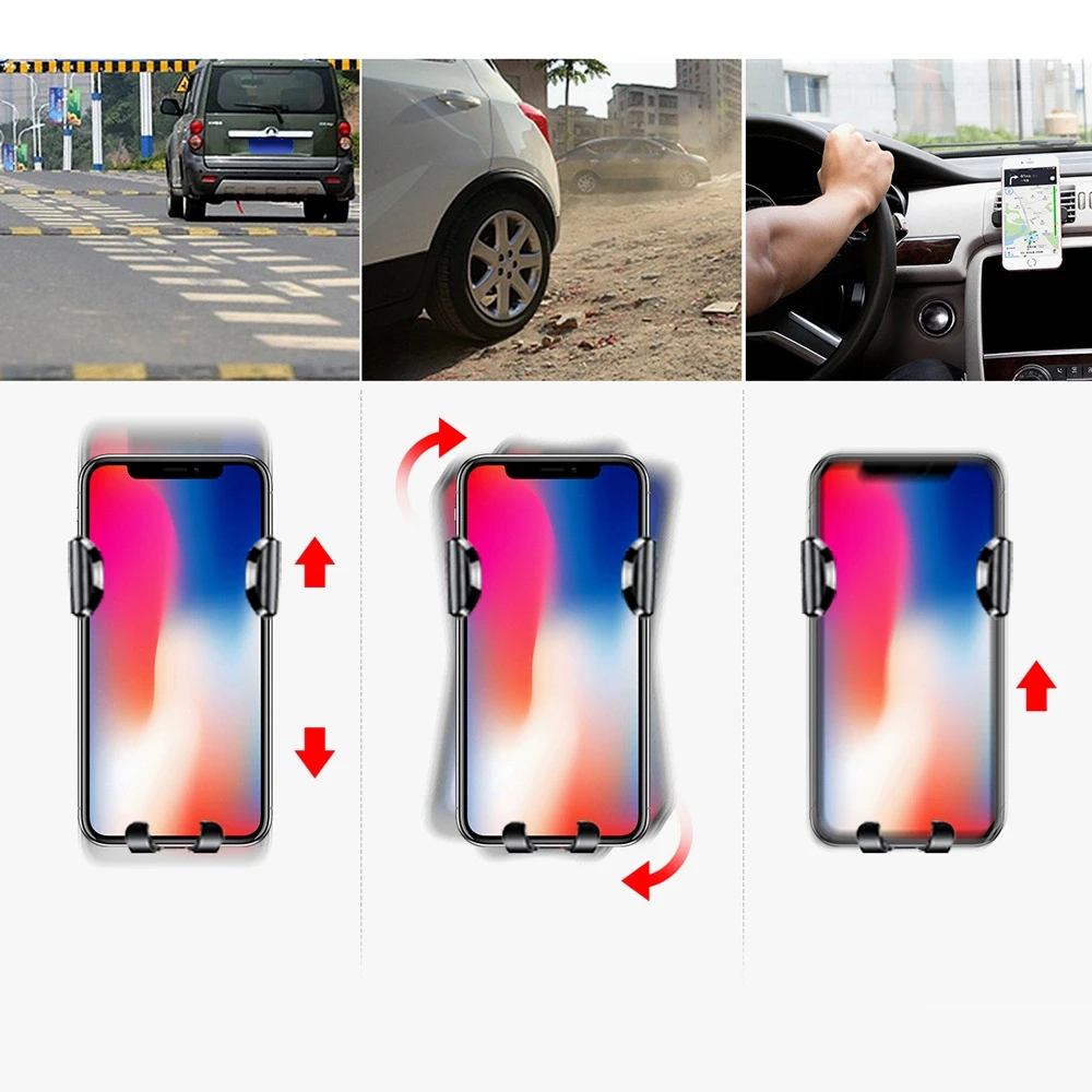 Baseus Osculum magnetinis telefono laikiklis - Raudonas