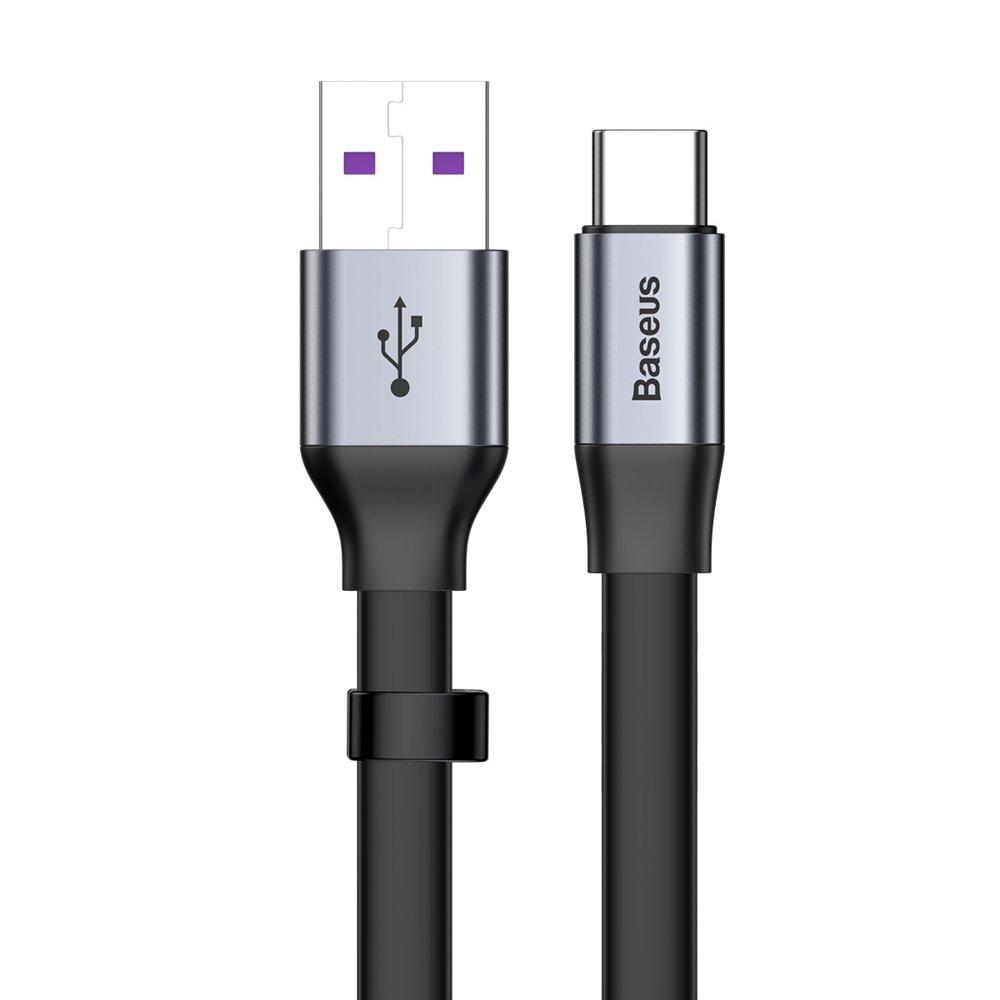 USB kabelis Baseus (CATMBJ-BG1) Type-C (40W) juodas 0.23M
