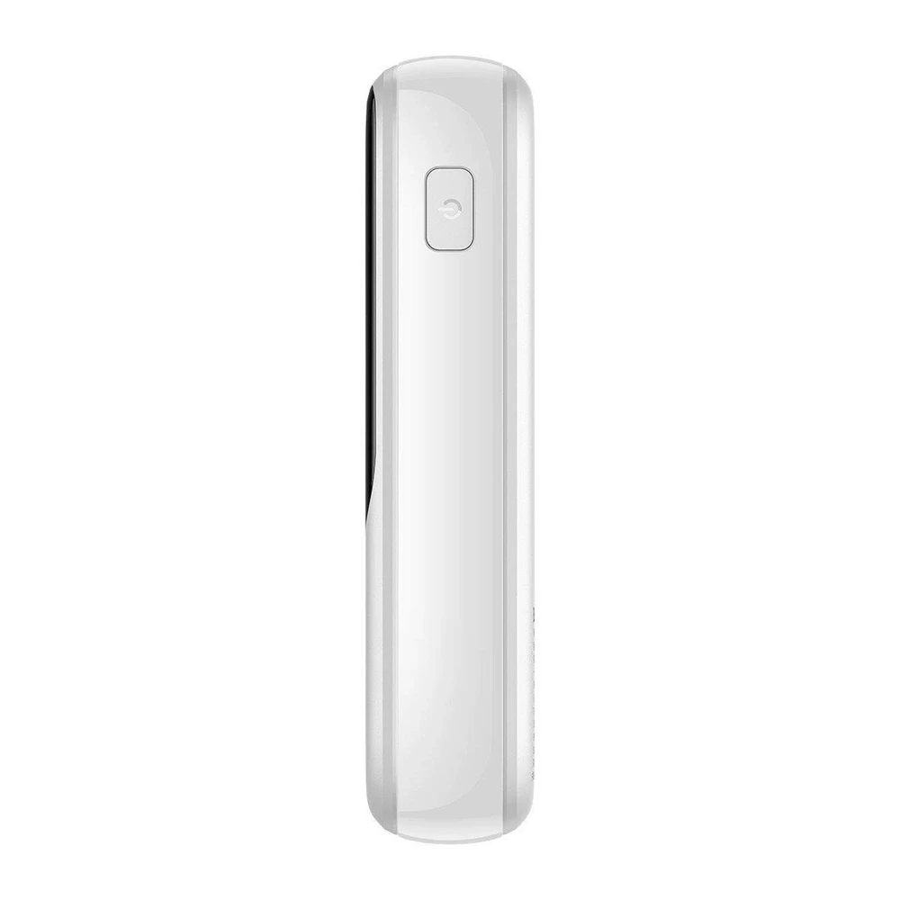 Powerbank Baseus Qpow PRO su laidu, USB-C, 2xUSB, 10000mAh, 20W (balta)