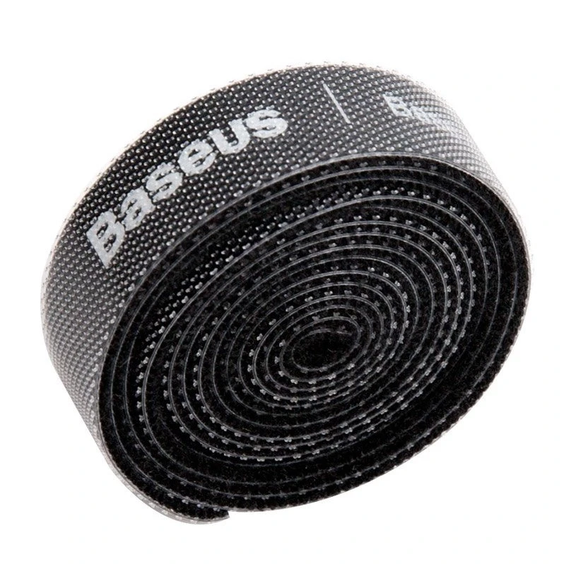 Kabelių surišimo juosta, "Velcro", 1m juoda BASEUS