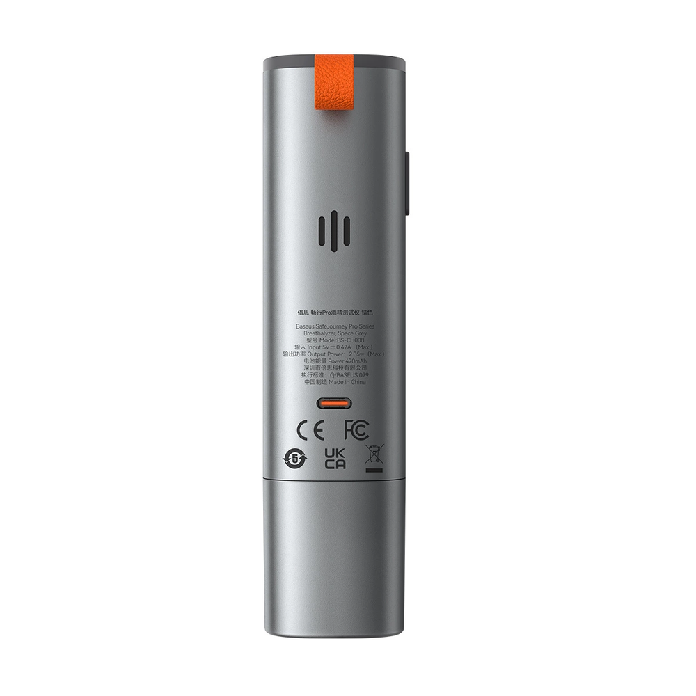 Baseus SafeJourney Pro elektroninis alkotesteris bekontaktis (pilkas)