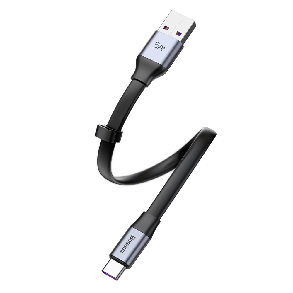 USB kabelis Baseus (CATMBJ-BG1) Type-C (40W) juodas 0.23M