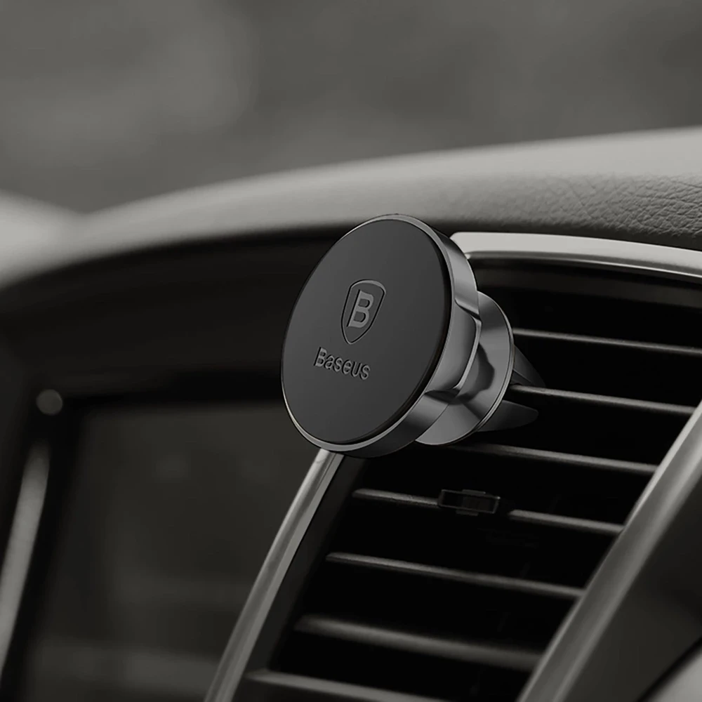 Baseus Kompaktiškas magnetinis automobilinis laikiklis, Juodas (SUER-A01)