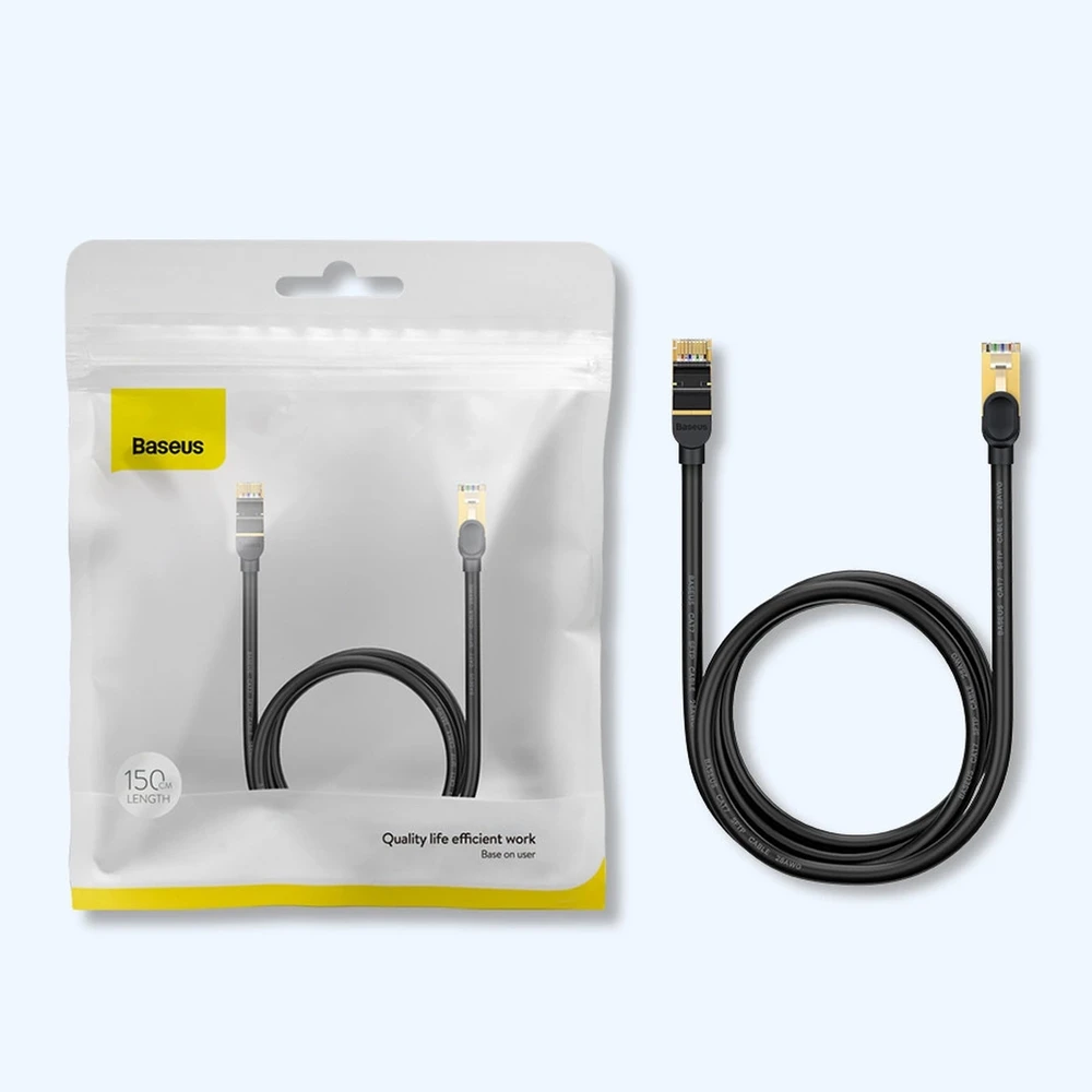 Baseus Ethernet RJ45 10Gbps tinklo kabelis 1m