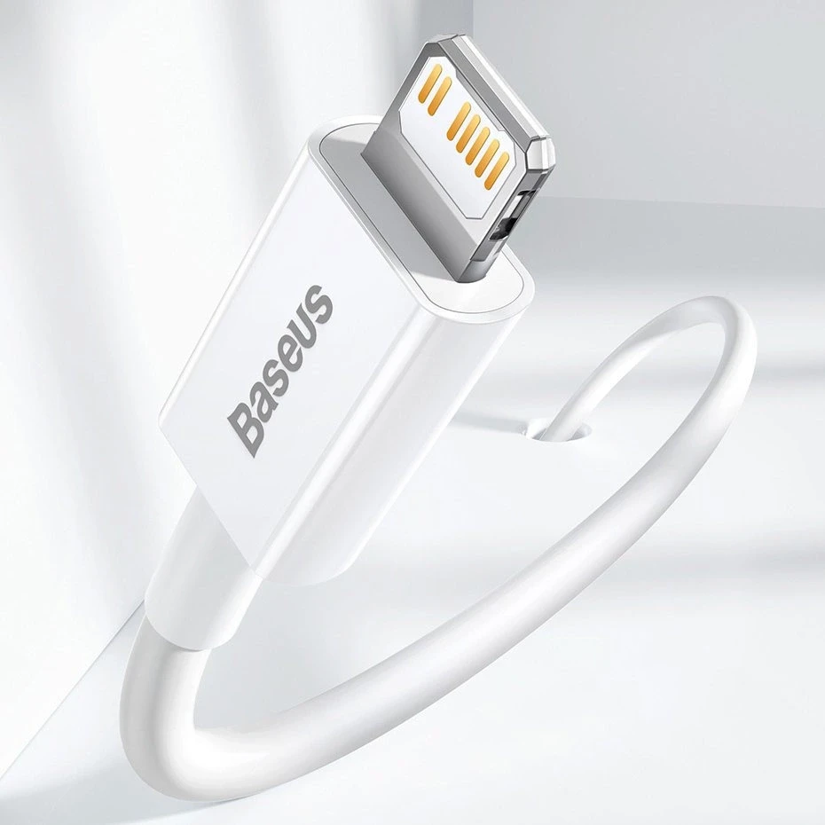 Baseus Superior serijos USB-C - Lightning kabelis 20W PD 1m - Juodas