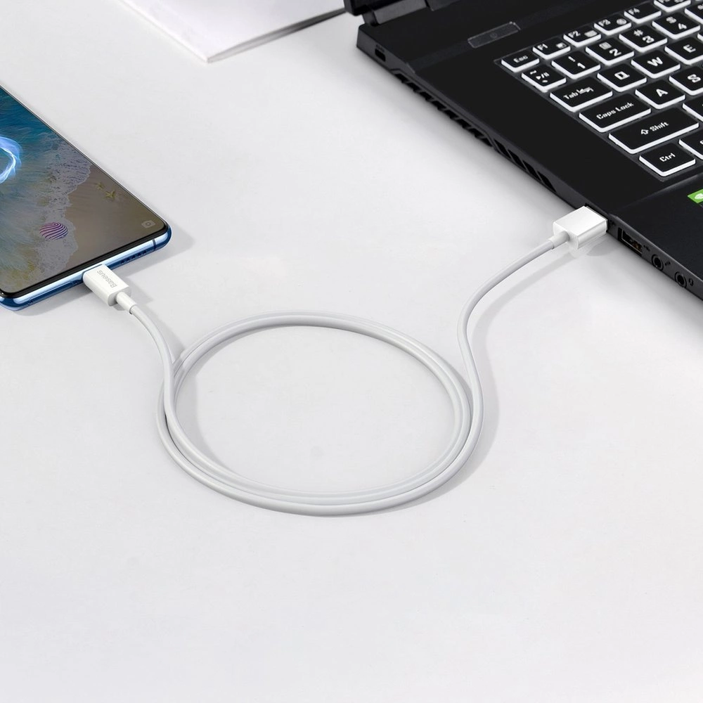 Kabelis USB A - micro USB kištukas 1.0m 2A baltas Superior serija BASEUS