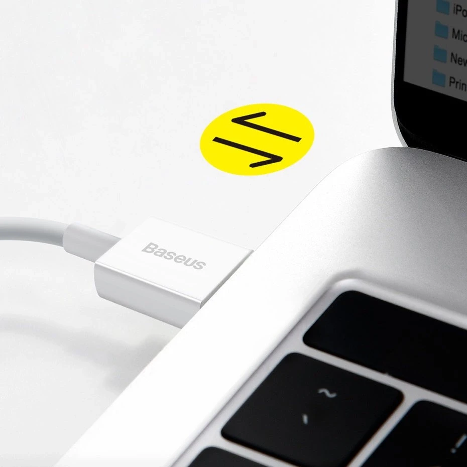 Baseus Geresnis serija Kabelinė USB IP 2.4A 1m (mėlyna)