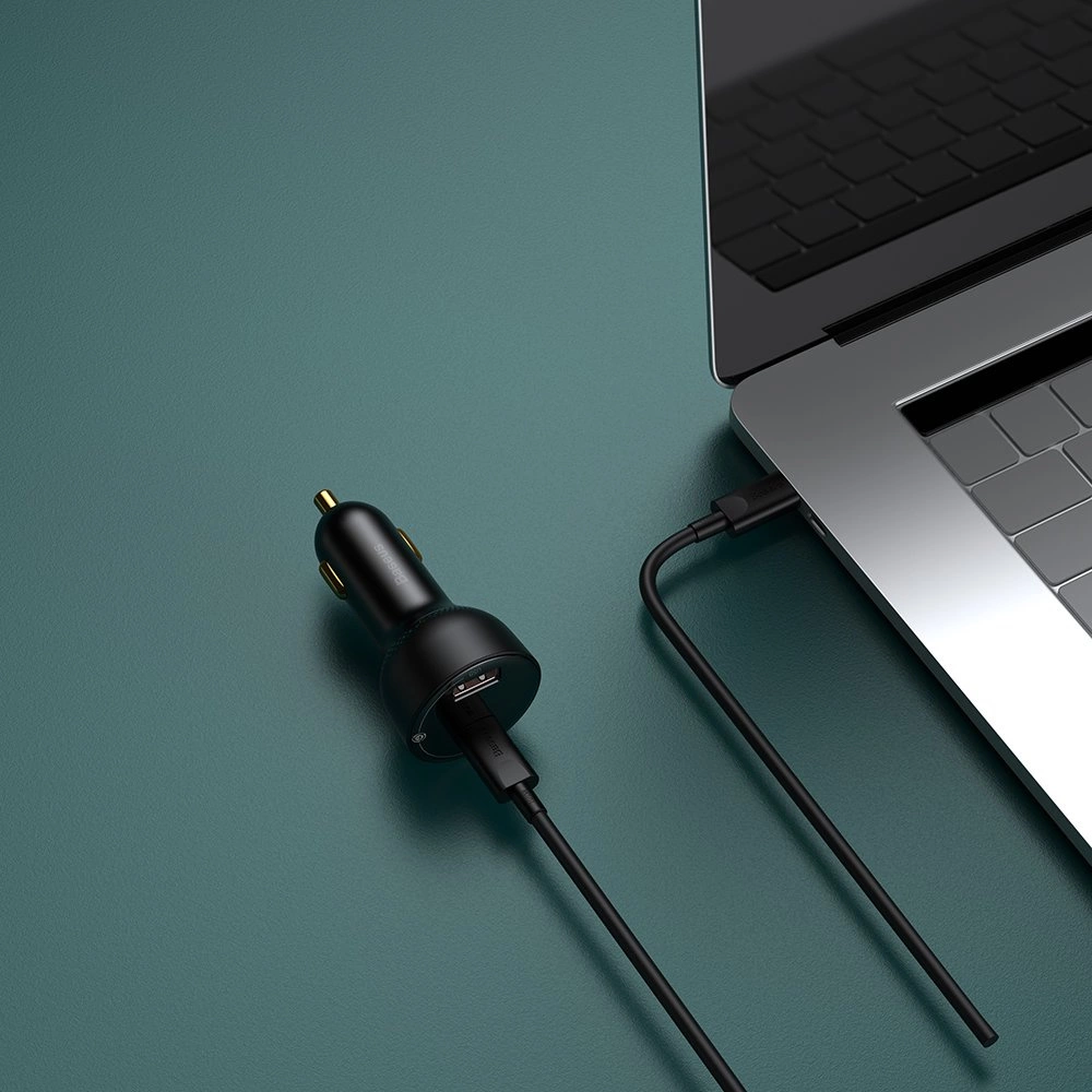 Baseus CCZX-01 automobilinis įkroviklis USB-C, 100W - juodas