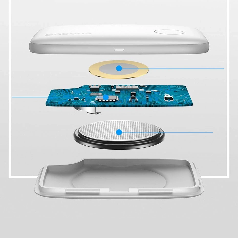 Baseus Intelligent T2 anti-loss lokalizatorius - Baltas