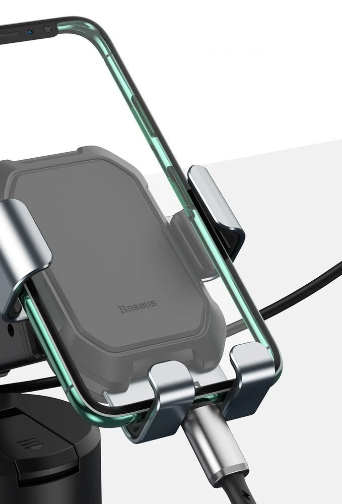 Gravity automobilinis laikiklis Baseus Tank telefonui su siurbtuku - Juodas