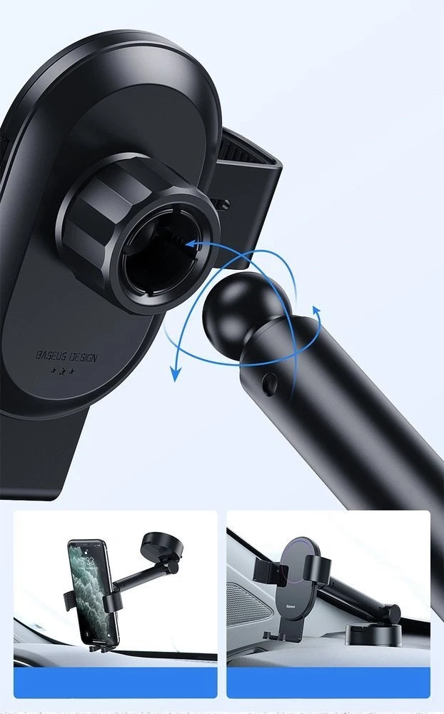 Automobilinis laikiklis Baseus Simpslism - Juodas